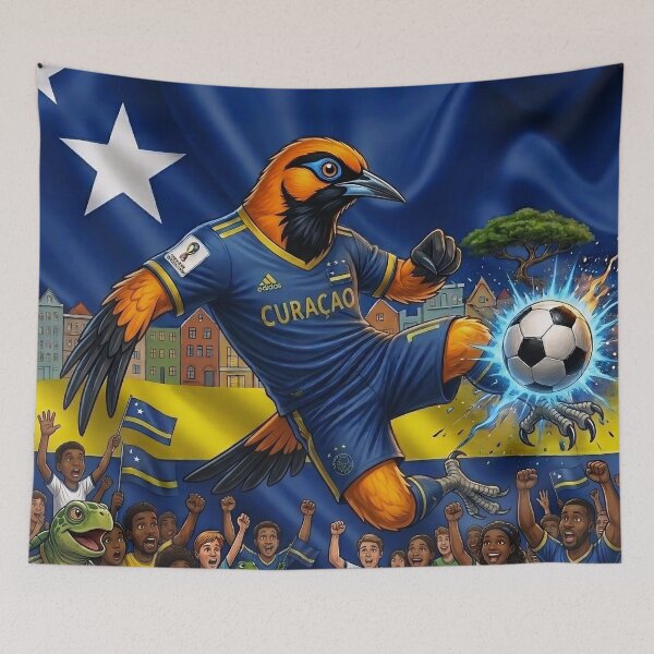Item preview, Curacao Trupial Mascot designed and sold by internlvisions.
