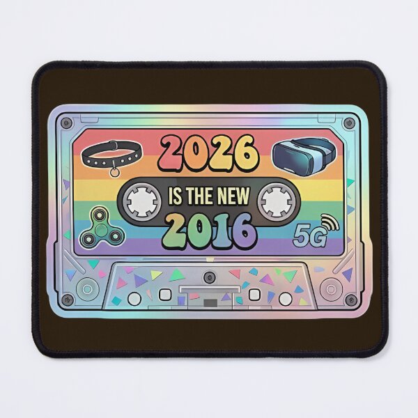 Item preview, 2026 Is The New 2016 Sticker — Nostalgia Challenge Trend Gift Y2K Revival designed and sold by VectorJoy.