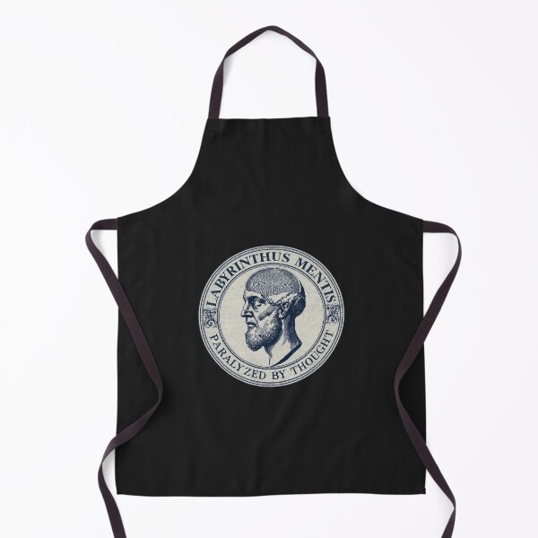 Item preview, Labyrinthus Mentis Paralyzed By Thought | Dark Academia Overthinker designed and sold by VENOHA.