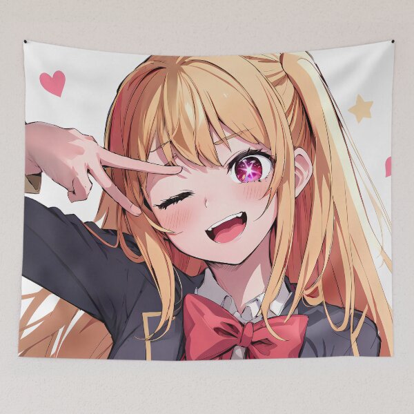 Item preview, Ruby Hoshino Oshi no Ko Cheerful Idol Wink designed and sold by riadjamai.