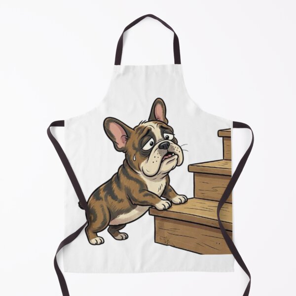 Item preview, Frenchie vs Stairs designed and sold by ClaussShop.