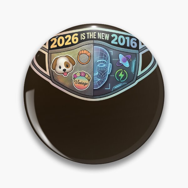 Item preview, 2026 Is The New 2016 Sticker — Nostalgia Challenge Trend Gift Y2K Revival designed and sold by VectorJoy.