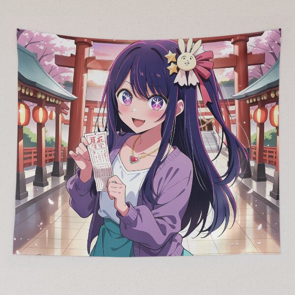 Item preview, Ai Hoshino Oshi no Ko Shrine Fortune Spring Smile designed and sold by riadjamai.
