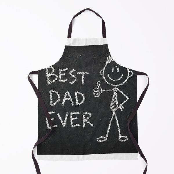 Item preview, Best Dad Ever Chalkboard Stick Figure Doodle designed and sold by Arbacus.
