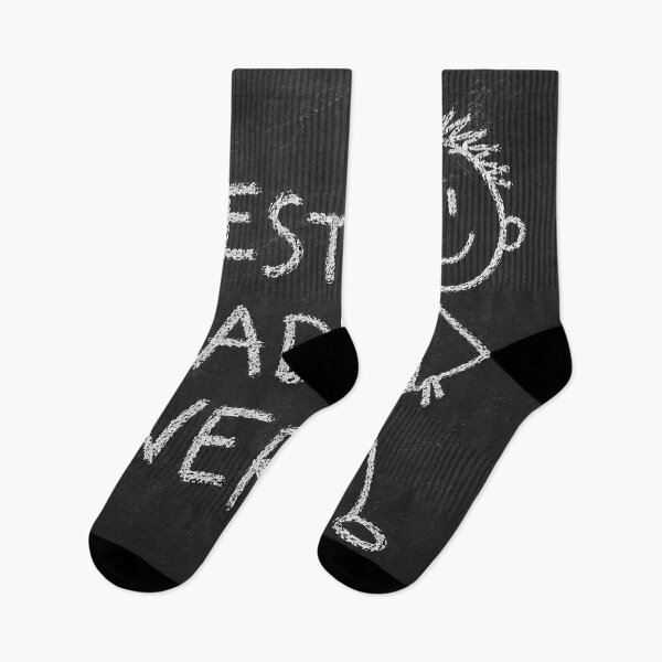 Item preview, Best Dad Ever Chalkboard Stick Figure Doodle designed and sold by Arbacus.