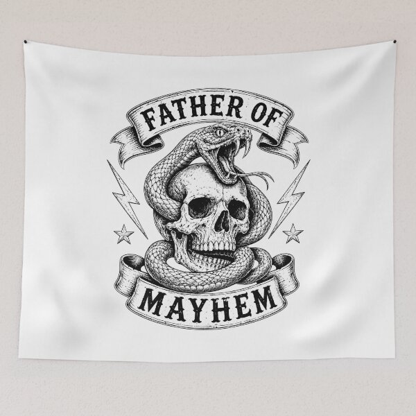 Item preview, Father of Mayhem Funny Father's Day designed and sold by zoes-ink.