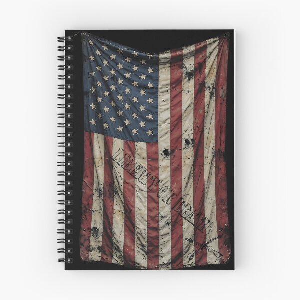 Item preview, Liberty Or Death Vertical Tattered American Flag designed and sold by IronDissident.