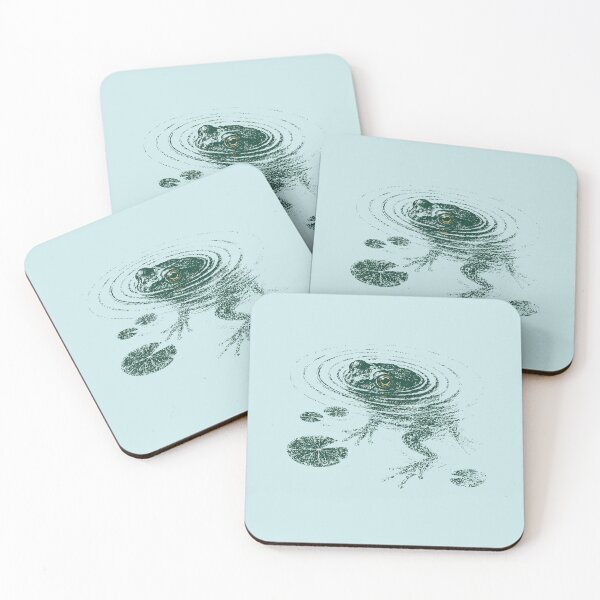 Item preview, Frog Swimming Funny designed and sold by zoes-ink.