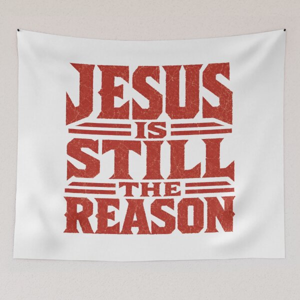 Item preview, Jesus Is Still The Reason Heavy Retro Faith Tee designed and sold by PhylonBoxx.