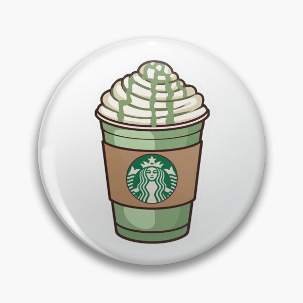 Item preview, Matcha Green Tea Frappe – Cute Whipped Cream Coffee Sticker designed and sold by redblink store.