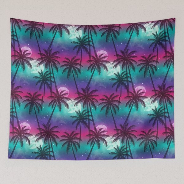 Item preview, Retrowave Sky Moon designed and sold by Bettygooutside.
