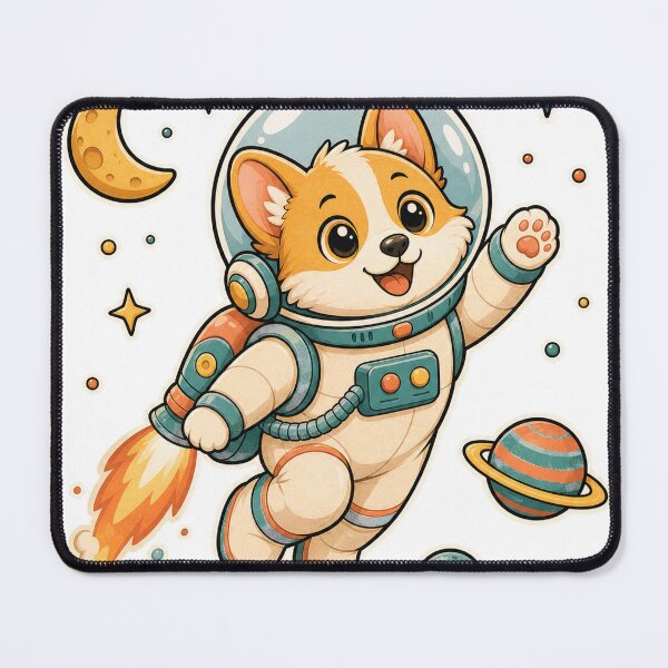 Item preview, Cute Corgi Astronaut Rocket Launch Space designed and sold by Idans.