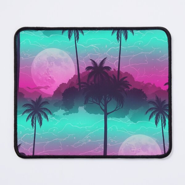 Item preview, Teal Storm Palms designed and sold by Bettygooutside.