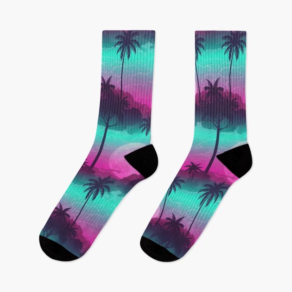 Item preview, Teal Storm Palms designed and sold by Bettygooutside.