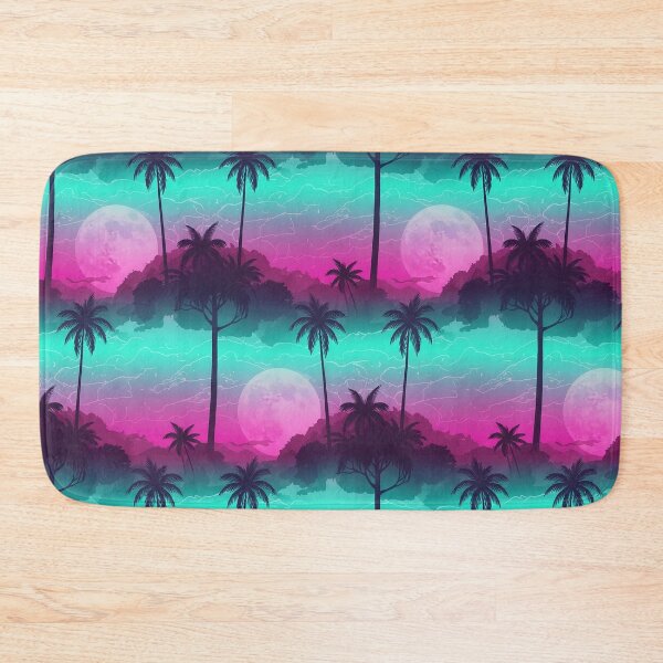 Item preview, Teal Storm Palms designed and sold by Bettygooutside.