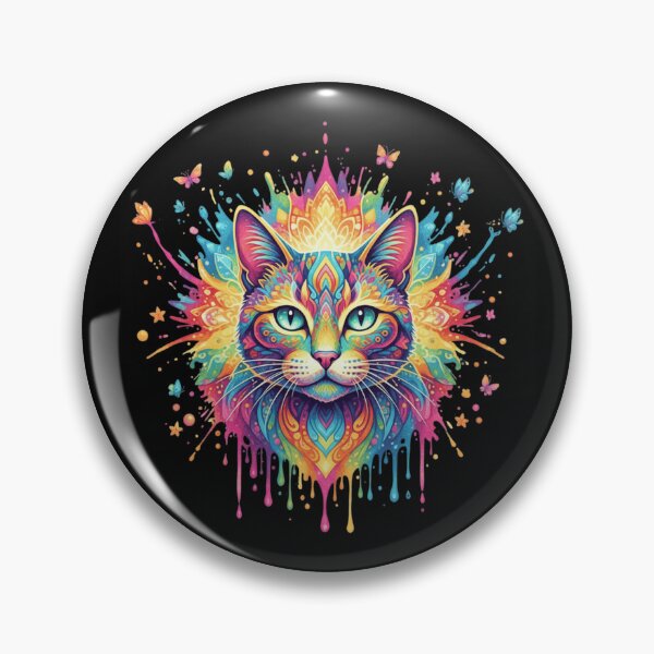 Item preview, Vibrant Mandala Cat designed and sold by NAB04.