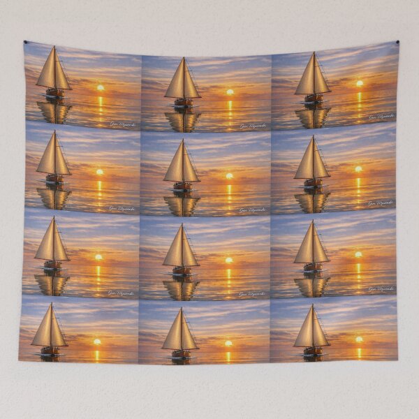 Item preview, Sailing Into the Sunset  designed and sold by The Art Queen Of Michigan .