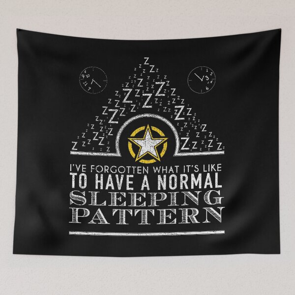 Item preview, Whats A Normal Sleeping Pattern Army Graduation Gifts designed and sold by shoppzee.