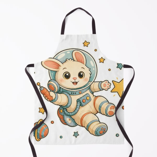 Item preview, Cute Bunny Astronaut with Laser Gun in Space designed and sold by Idans.
