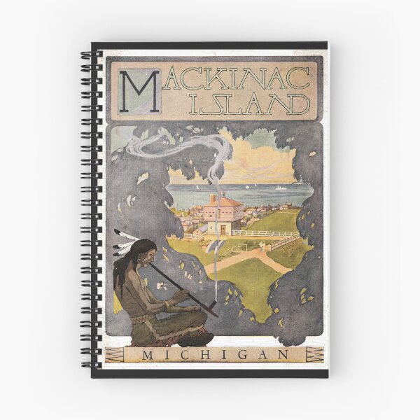 Item preview, MACKINAC ISLAND, MICHIGAN U.S.A. ~VENI VIDI VICI~ ORIGINAL ART -1923 -FORT MICHILIMACKINAC designed and sold by V3GFX.