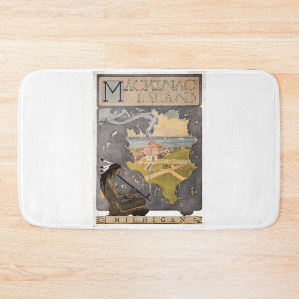 Item preview, MACKINAC ISLAND, MICHIGAN U.S.A. ~VENI VIDI VICI~ ORIGINAL ART -1923 -FORT MICHILIMACKINAC designed and sold by V3GFX.