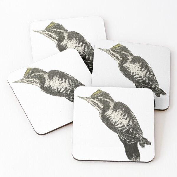 Item preview, American Three-toed Woodpecker designed and sold by woodland-towers.