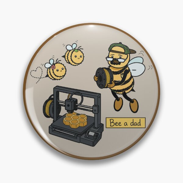 Item preview, Printing absolutely everything - round designed and sold by BurgerDesigns.