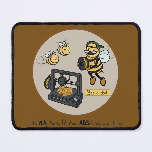 Item preview, Printing absolutely everything - round designed and sold by BurgerDesigns.