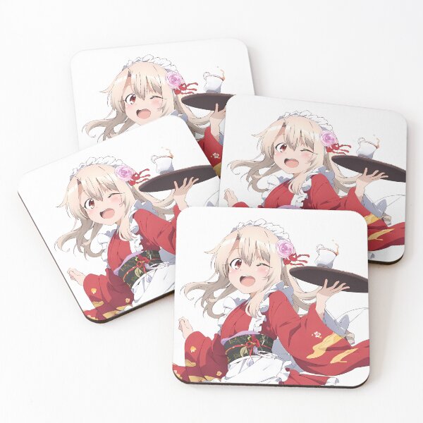 Item preview, Illyasviel von Einzbern Fate Stay Night Kimono Maid Smile designed and sold by bystudiolereve.