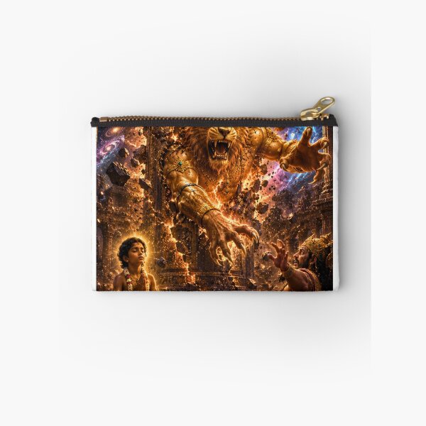 Item preview, Narasimha Emerging from the Pillar | Prahlad and Hiranyakashipu Scene designed and sold by Homyar.