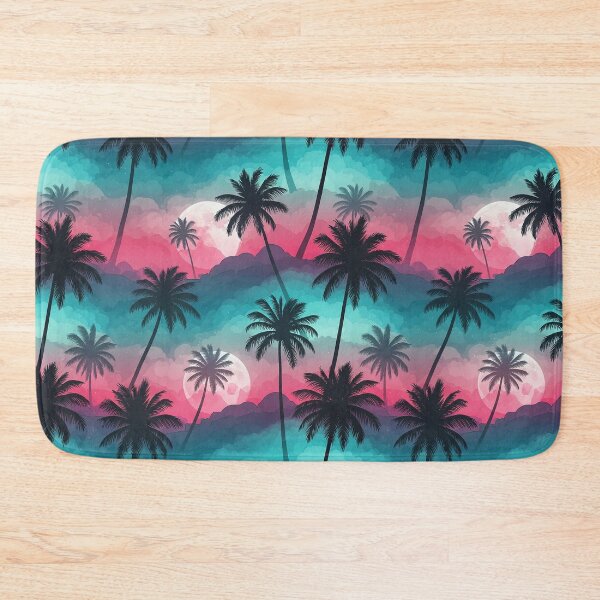 Item preview, Cotton Candy Sky Palm Silhouette designed and sold by Bettygooutside.