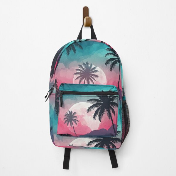 Item preview, Cotton Candy Sky Palm Silhouette designed and sold by Bettygooutside.
