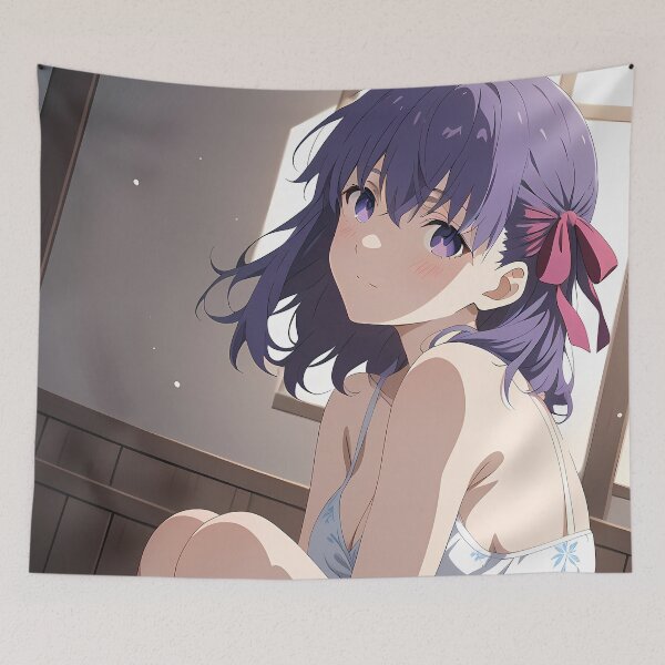 Item preview, Sakura Matou Fate Stay Night Soft Bedroom Gaze designed and sold by bystudiolereve.