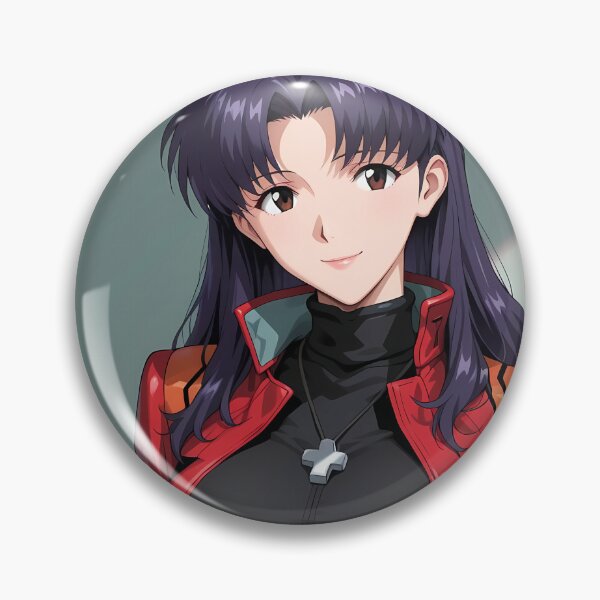Item preview, Misato Katsuragi Neon Genesis Evangelion Red Jacket Portrait designed and sold by bystudiolereve.