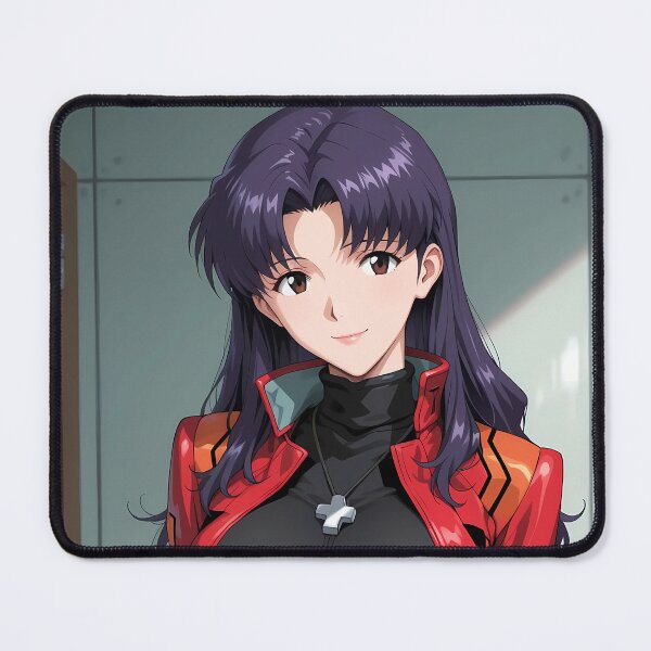 Item preview, Misato Katsuragi Neon Genesis Evangelion Red Jacket Portrait designed and sold by bystudiolereve.