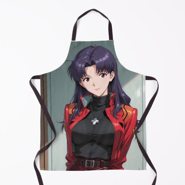 Item preview, Misato Katsuragi Neon Genesis Evangelion Red Jacket Portrait designed and sold by bystudiolereve.