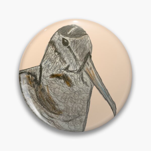 Item preview, Eurasian Woodcock - simple orange background designed and sold by woodland-towers.