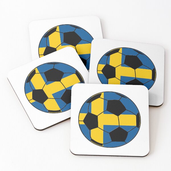 Artikelvorschau, Fußball mit schwedischer Flagge entworfen und verkauft von FinalScoreClub.