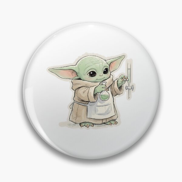 Item preview, BABY YODA CHEMIST designed and sold by LIS AND MELIVERSO.