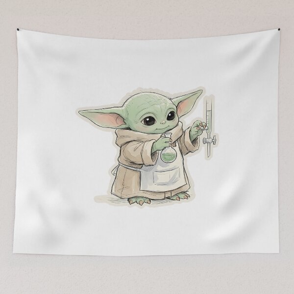 Item preview, BABY YODA CHEMIST designed and sold by LIS AND MELIVERSO.