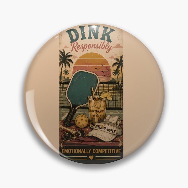 Item preview, Funny Pickleball Retirement Gift Sticker — Dink It To Win It Retired Grandma Paddle Sport designed and sold by VectorJoy.