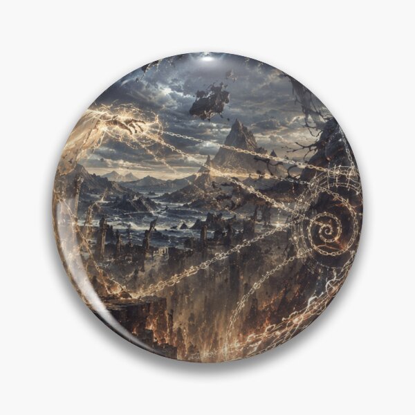 Item preview, God vs Demon Fantasy Art Print | Cosmic Dark Fantasy Battle Wall Art designed and sold by Element Horizon Studio.
