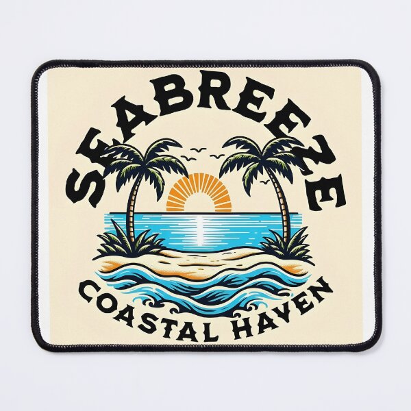 Item preview, Seabreeze Coastal Haven Vintage Retro Surf designed and sold by MaurizioDesign.
