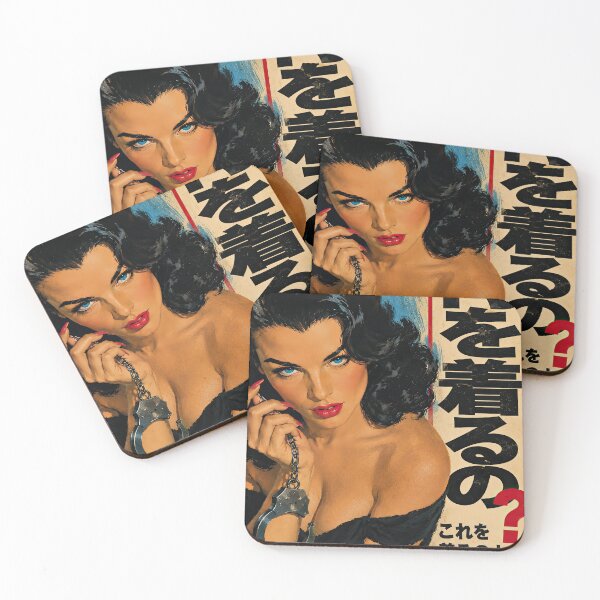 Item preview, Retro Japanese Noir Pin Up Art designed and sold by obstinator.