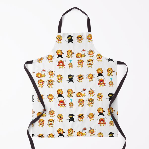 Item preview, Cute Lion Character Sticker Pack Emojis designed and sold by RamyGallery.