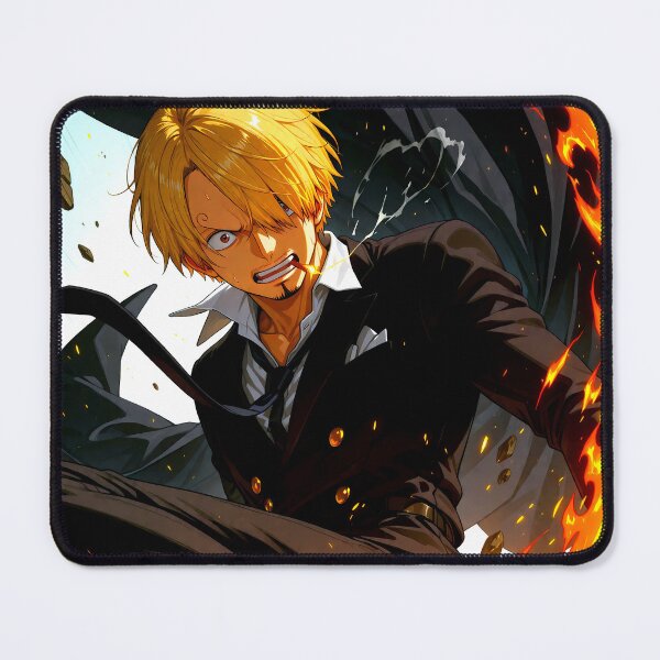 Item preview, Sanji Vinsmoke One Piece Fiery Action Pose designed and sold by justnickthings.