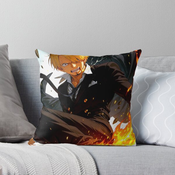 Item preview, Sanji Vinsmoke One Piece Fiery Action Pose designed and sold by justnickthings.