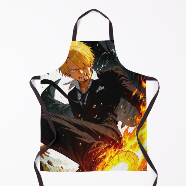 Item preview, Sanji Vinsmoke One Piece Fiery Action Pose designed and sold by justnickthings.