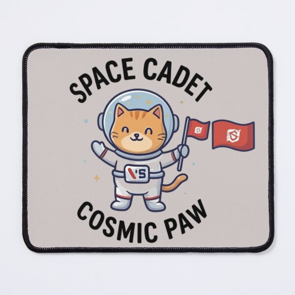 Item preview, Space Cadet Cosmic Paw Cute Cat designed and sold by Articulated Vibes.