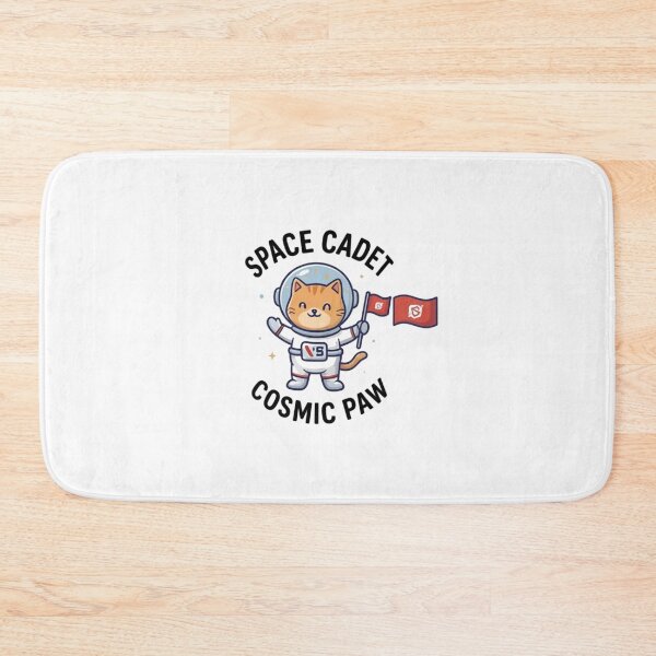 Item preview, Space Cadet Cosmic Paw Cute Cat designed and sold by Articulated Vibes.